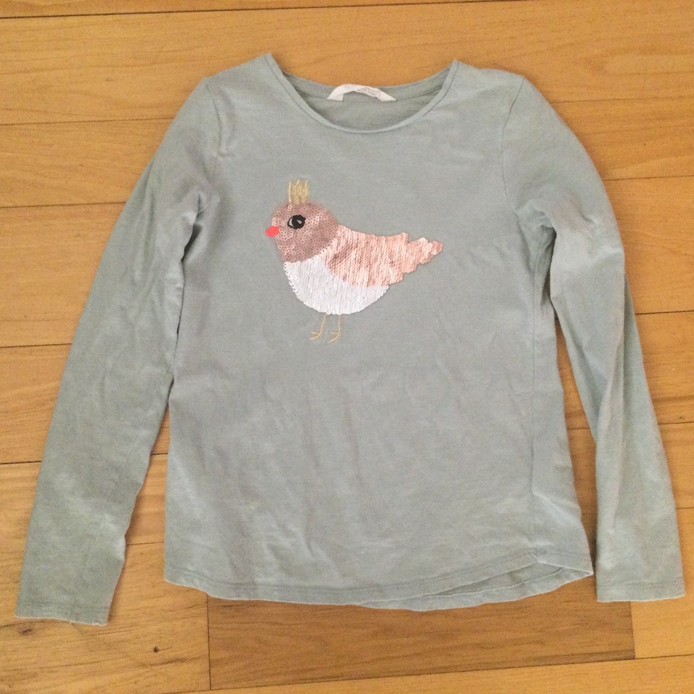 Bird sequin shirt